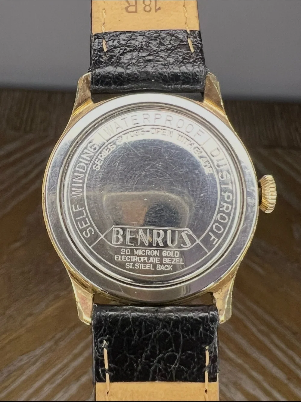 Benrus 3 star 1960's vintage watch (running)
